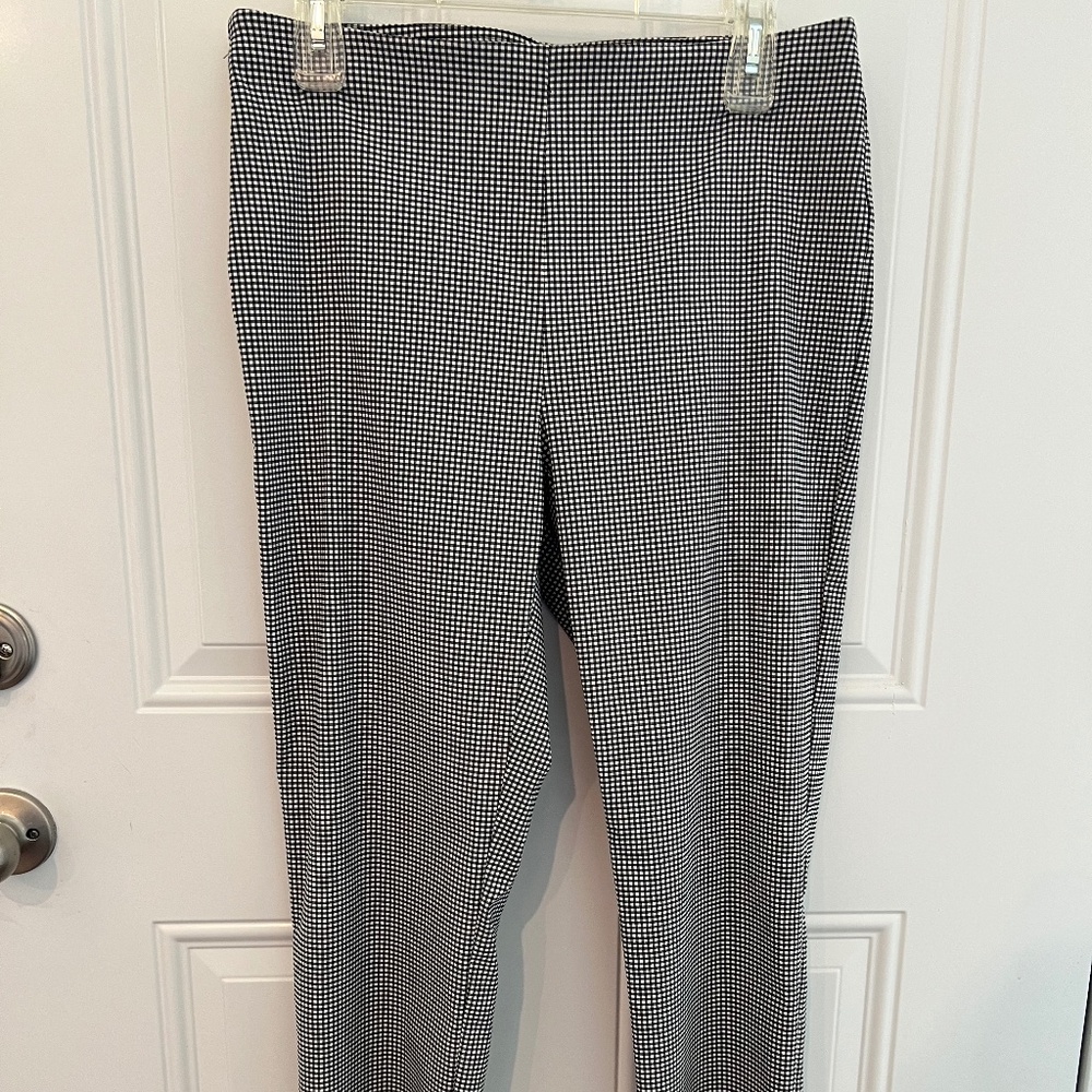 Attyre Black and White Gingham Pants size 8P